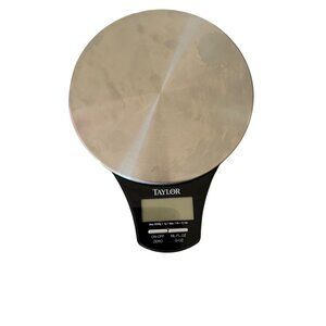 Taylor Digital Kitchen Scale 3835 Stainless Steel Top 11lb/5kg Capacity Battery